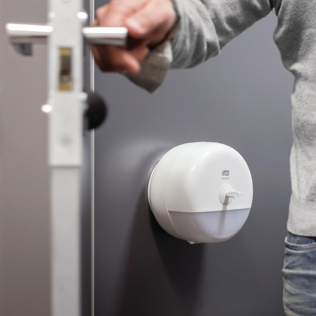 Tork SmartOne Mini Toilet Roll Dispenser White