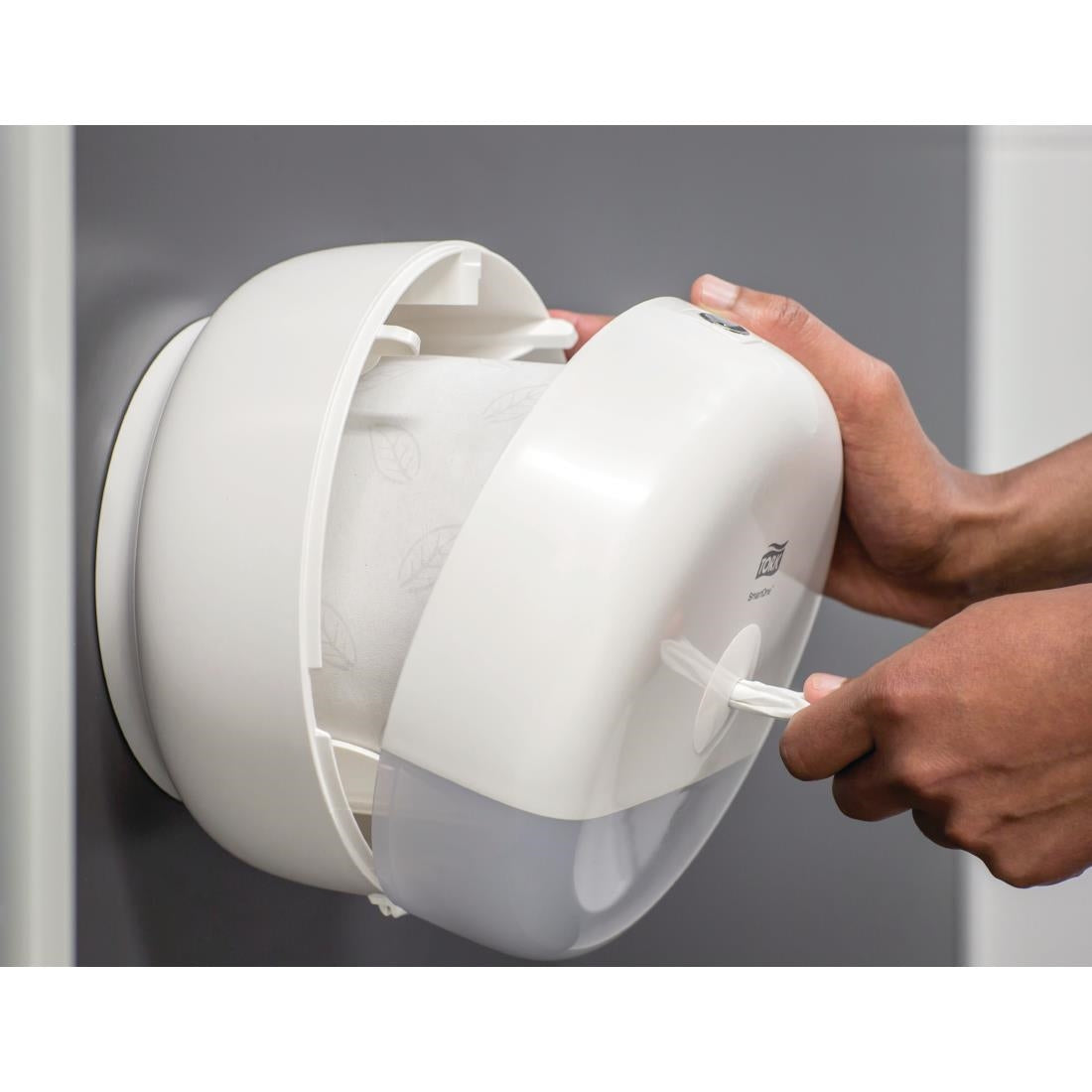 Tork SmartOne Mini Toilet Roll Dispenser White