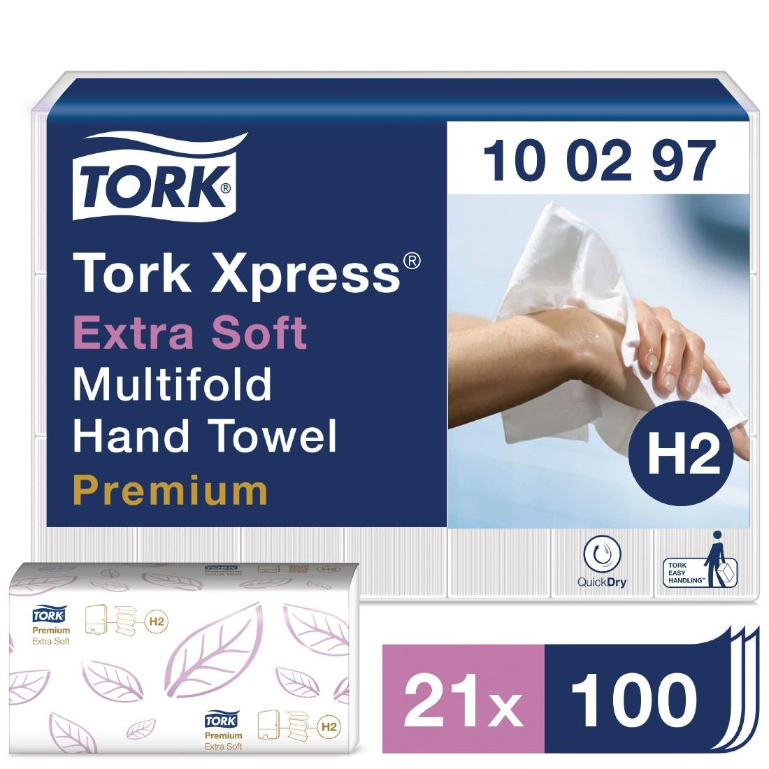 Tork Xpress Extra-Soft Multi-Fold Hand Towels 2-Ply (2100 Pack)
