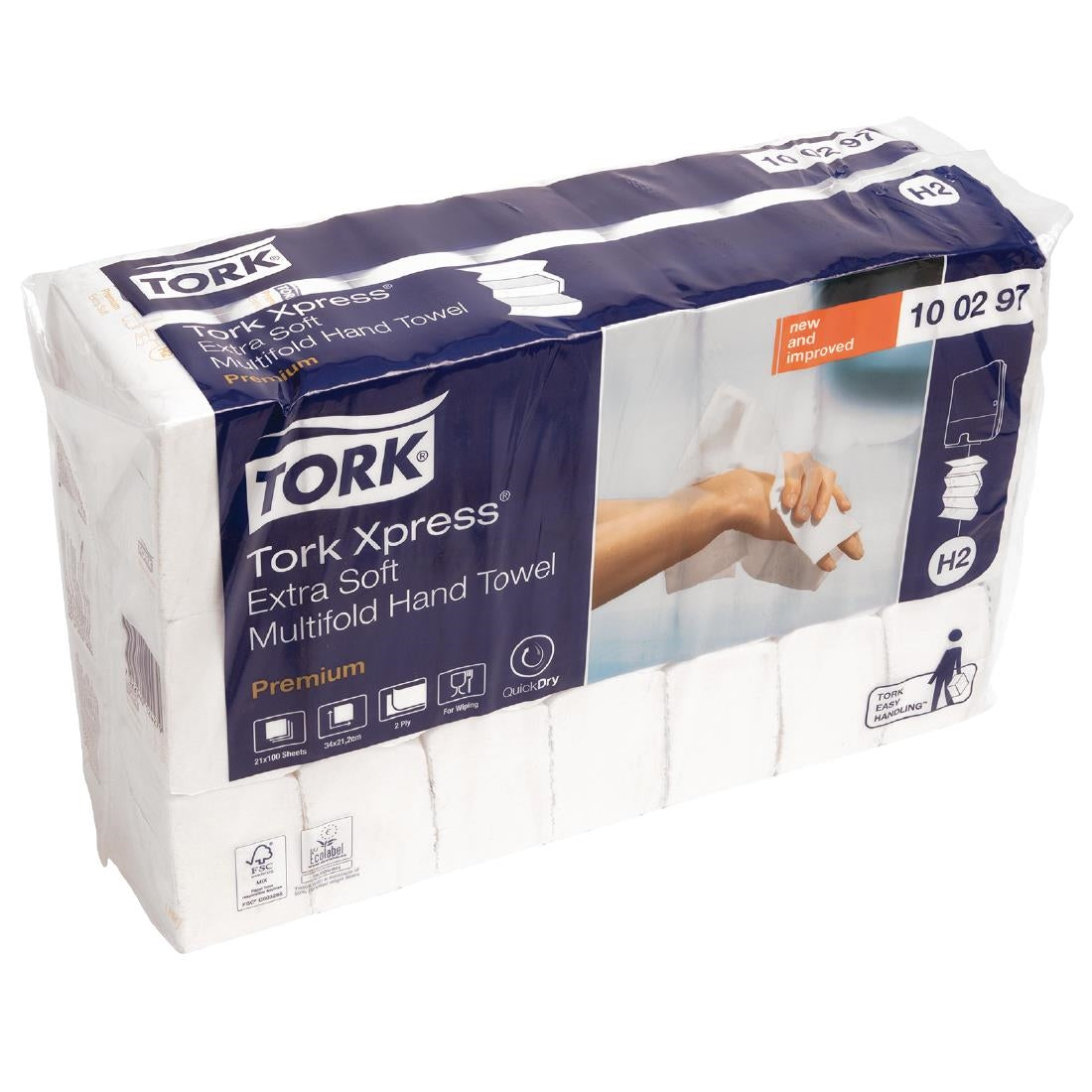 Tork Xpress Extra-Soft Multi-Fold Hand Towels 2-Ply (2100 Pack)