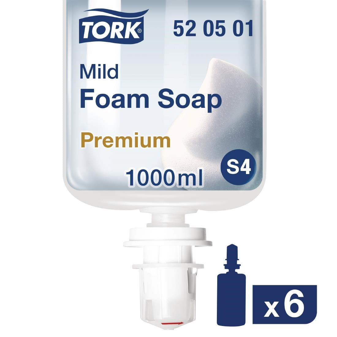 Tork Perfumed Mild Foam Hand Soap 1Ltr (6 Pack)