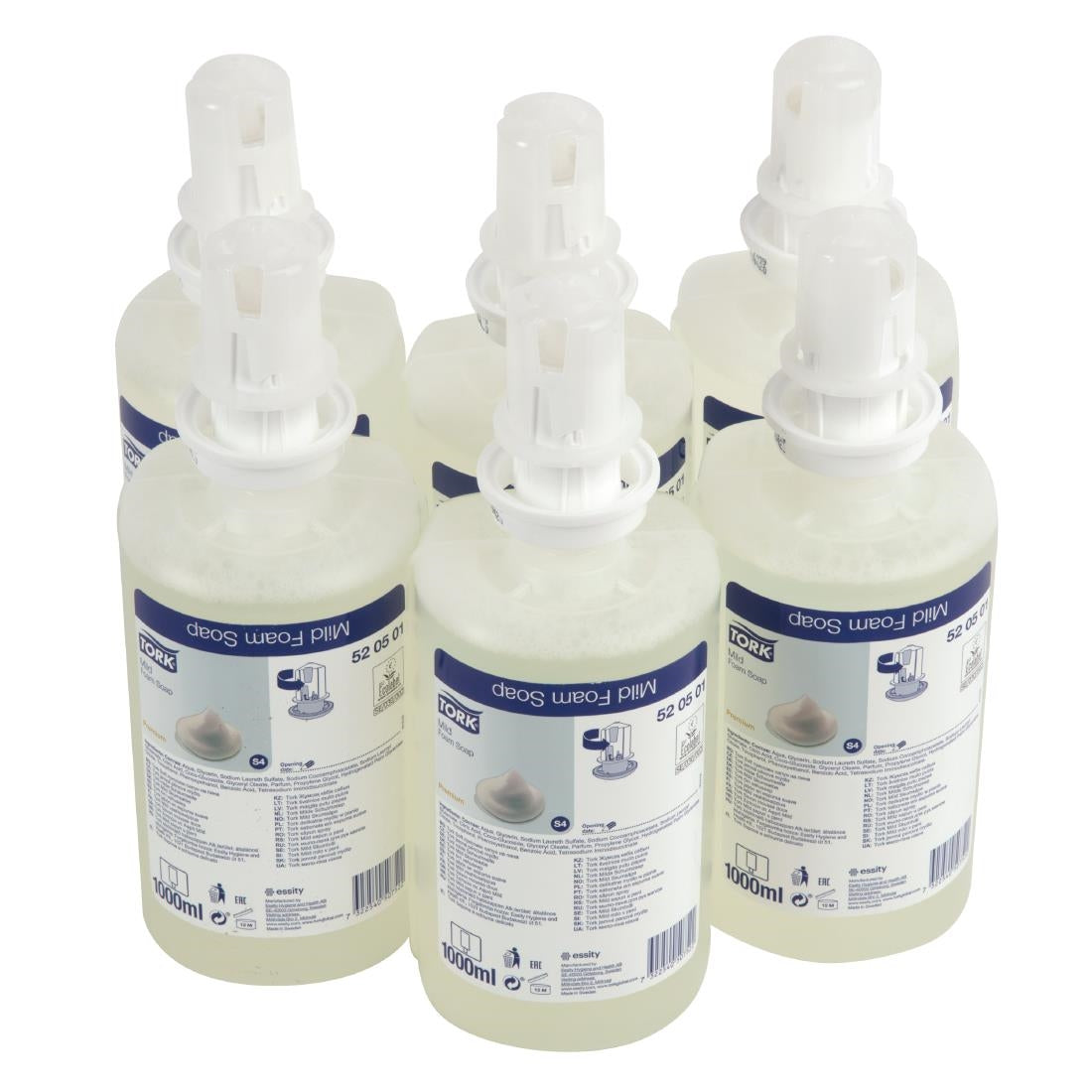 Tork Perfumed Mild Foam Hand Soap 1Ltr (6 Pack)