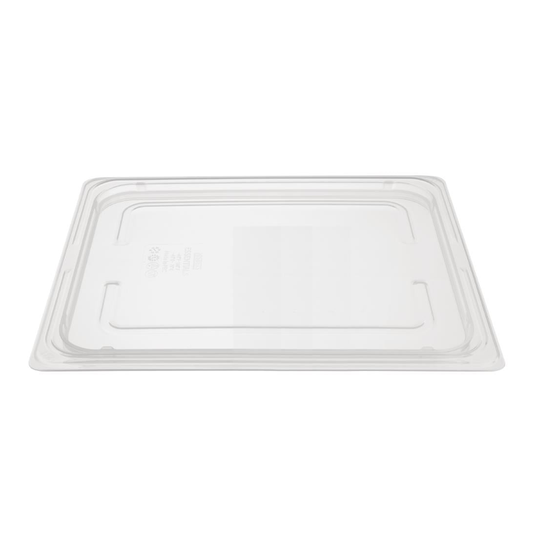 Nisbets Essentials Polypropylene 1/2 Gastronorm Lid Clear