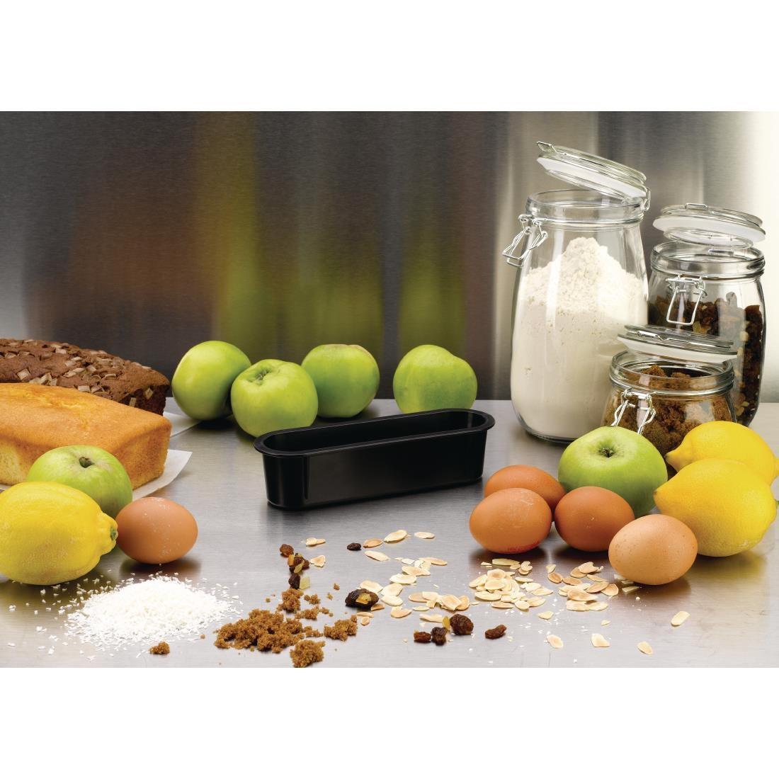 Matfer Bourgeat Exoglass Oblong Cake Mould 45mm