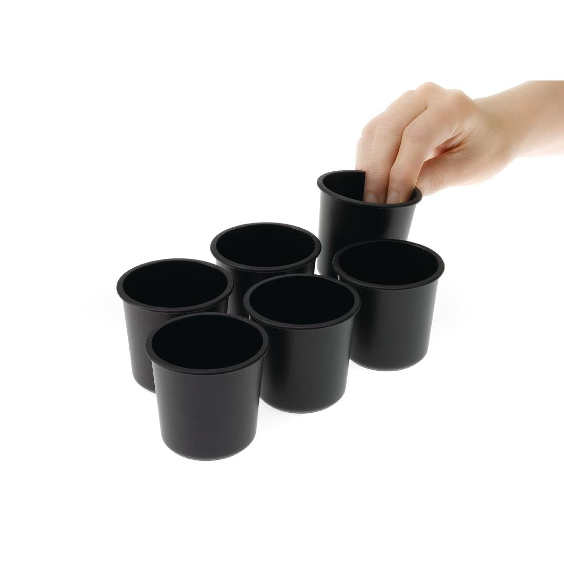 Matfer Bourgeat Exoglass Dariole Mould 55mm (6 Pack)