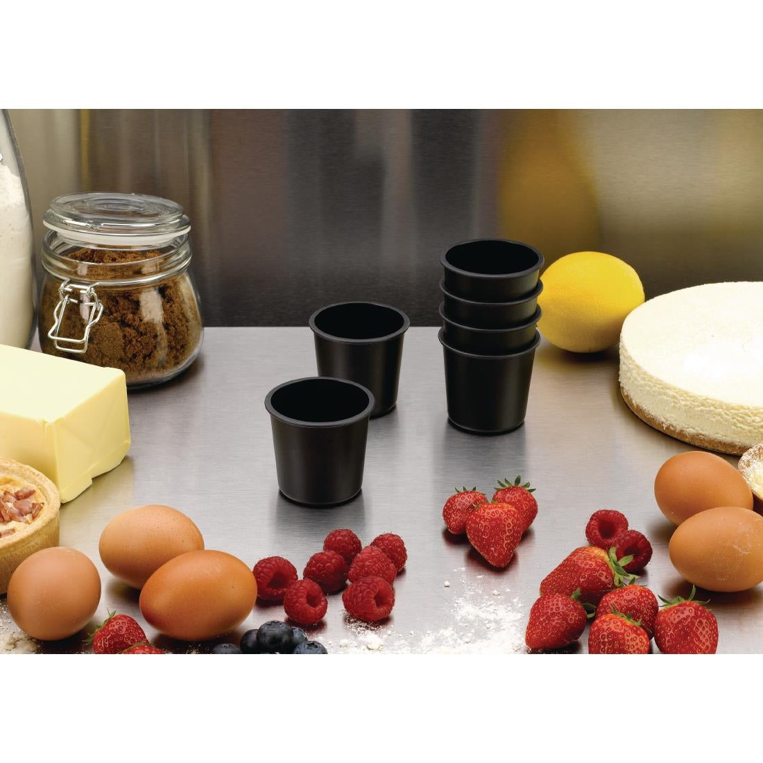 Matfer Bourgeat Exoglass Dariole Mould 55mm (6 Pack)