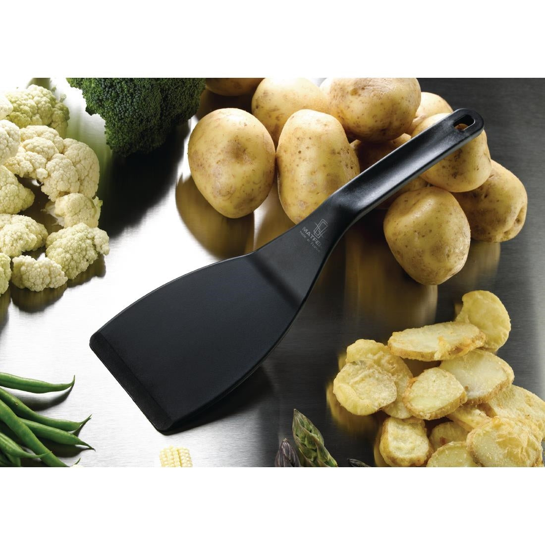 Matfer Bourgeat Pelton Exoglass Spatula 30cm Black