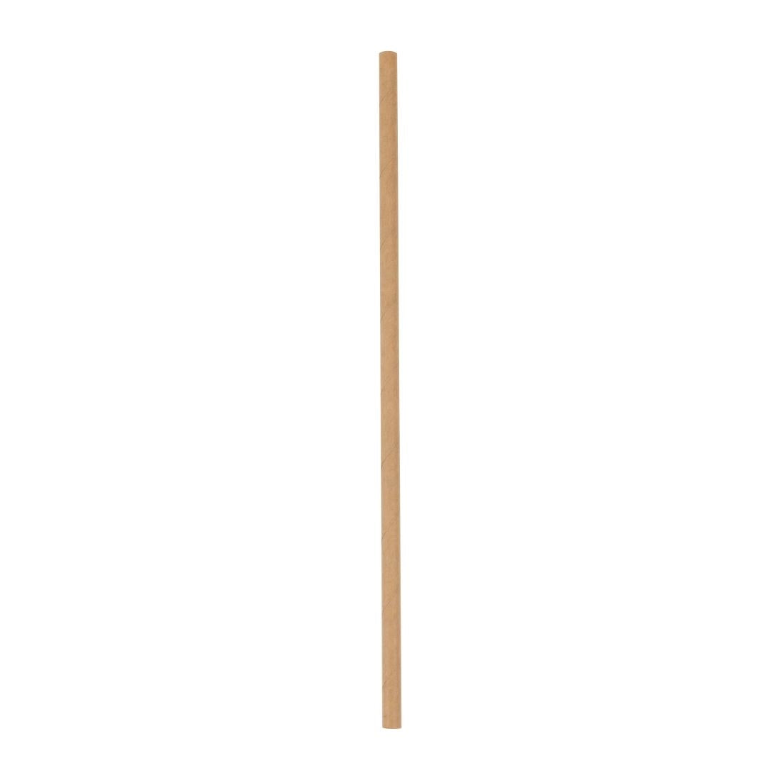 Fiesta Compostable Paper Straws Kraft (250 Pack)