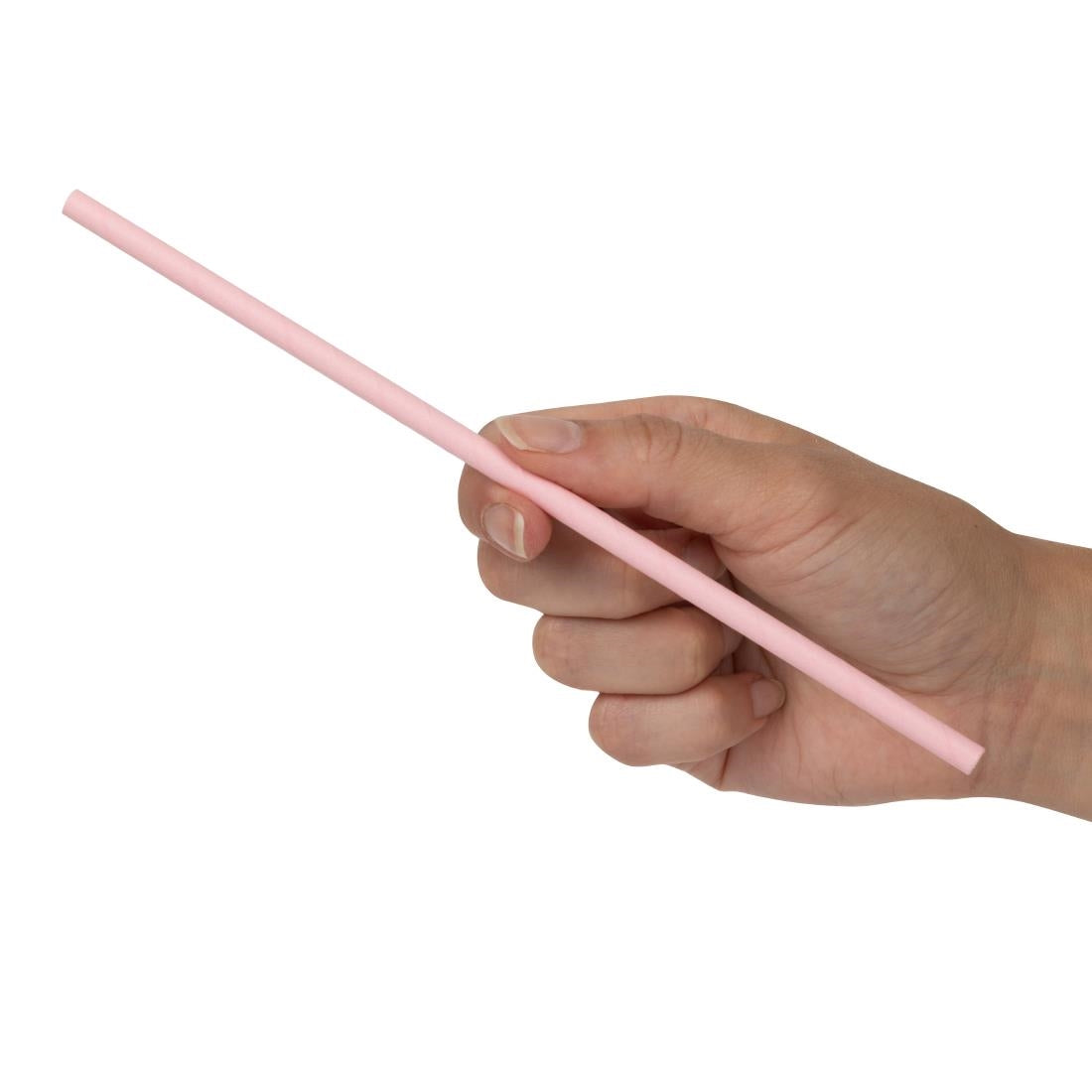 Fiesta Compostable Paper Straws Pink (250 Pack)