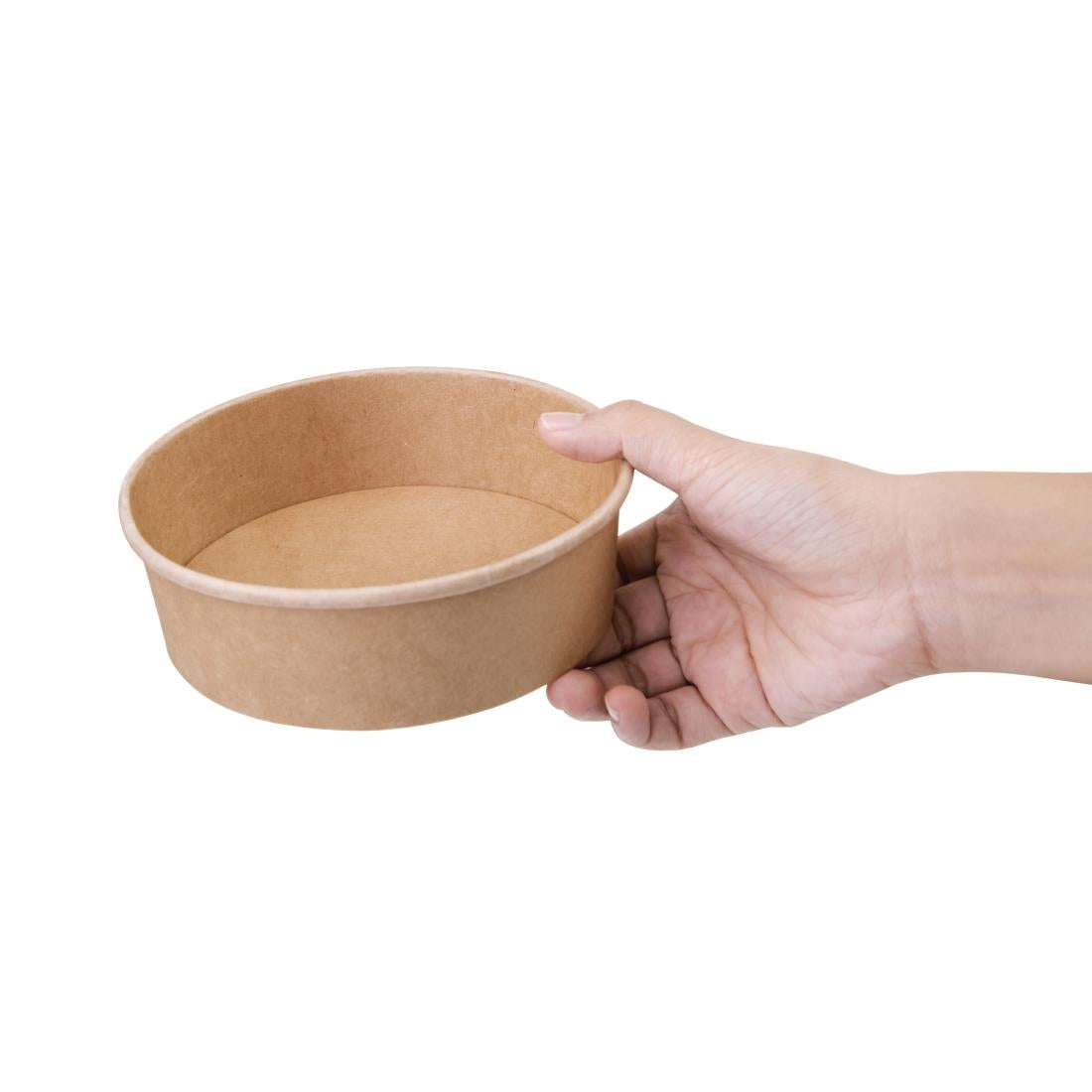 Fiesta Compostable Round Kraft Salad Bowls 500ml / 18oz (300 Pack)