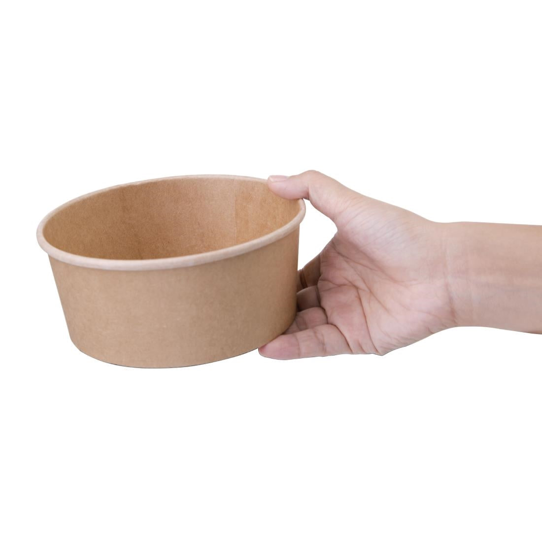 Fiesta Compostable Round Kraft Salad Bowls 750ml / 26oz (300 Pack)