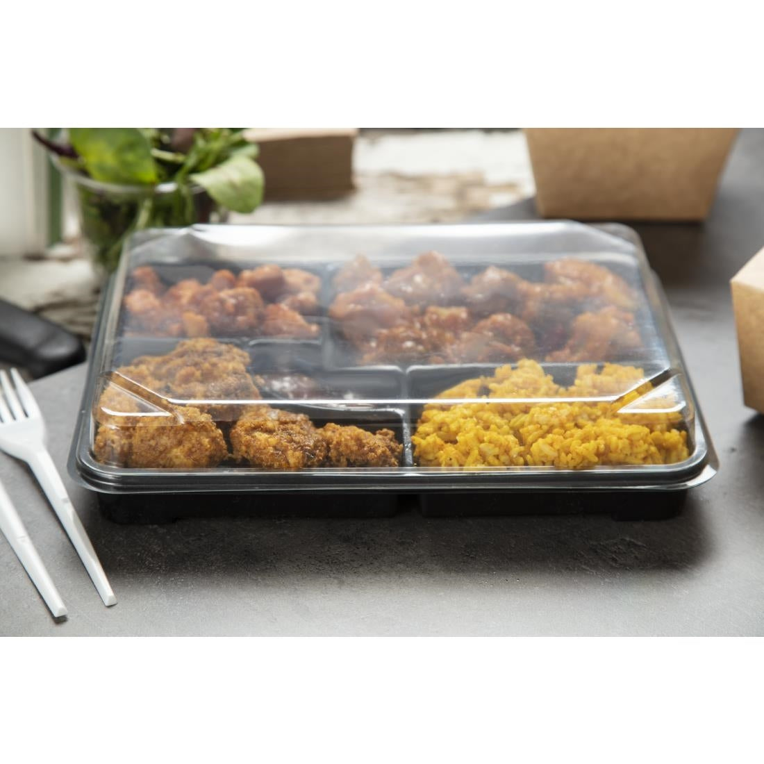 Faerch Recyclable Bento Boxes Base Only 263 x 201mm (90 Pack)