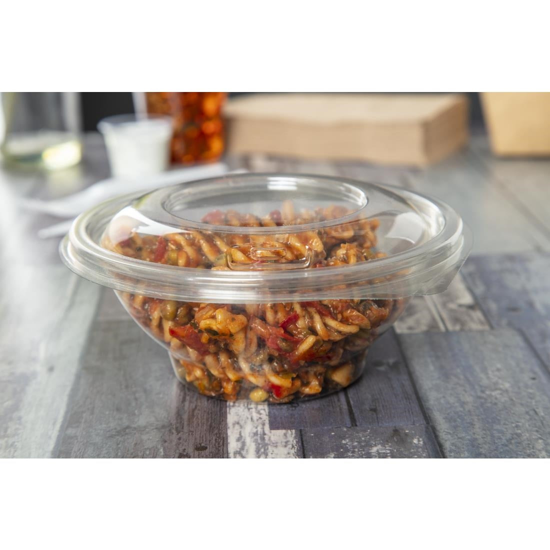 Faerch Contour Recyclable Deli Bowls With Lid 375ml / 13oz (550 Pack)