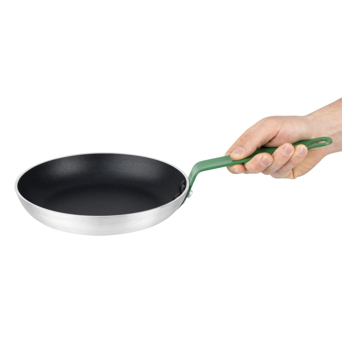 Hygiplas Aluminium Non-stick Teflon Platinum Plus Frying Pan Green 24cm