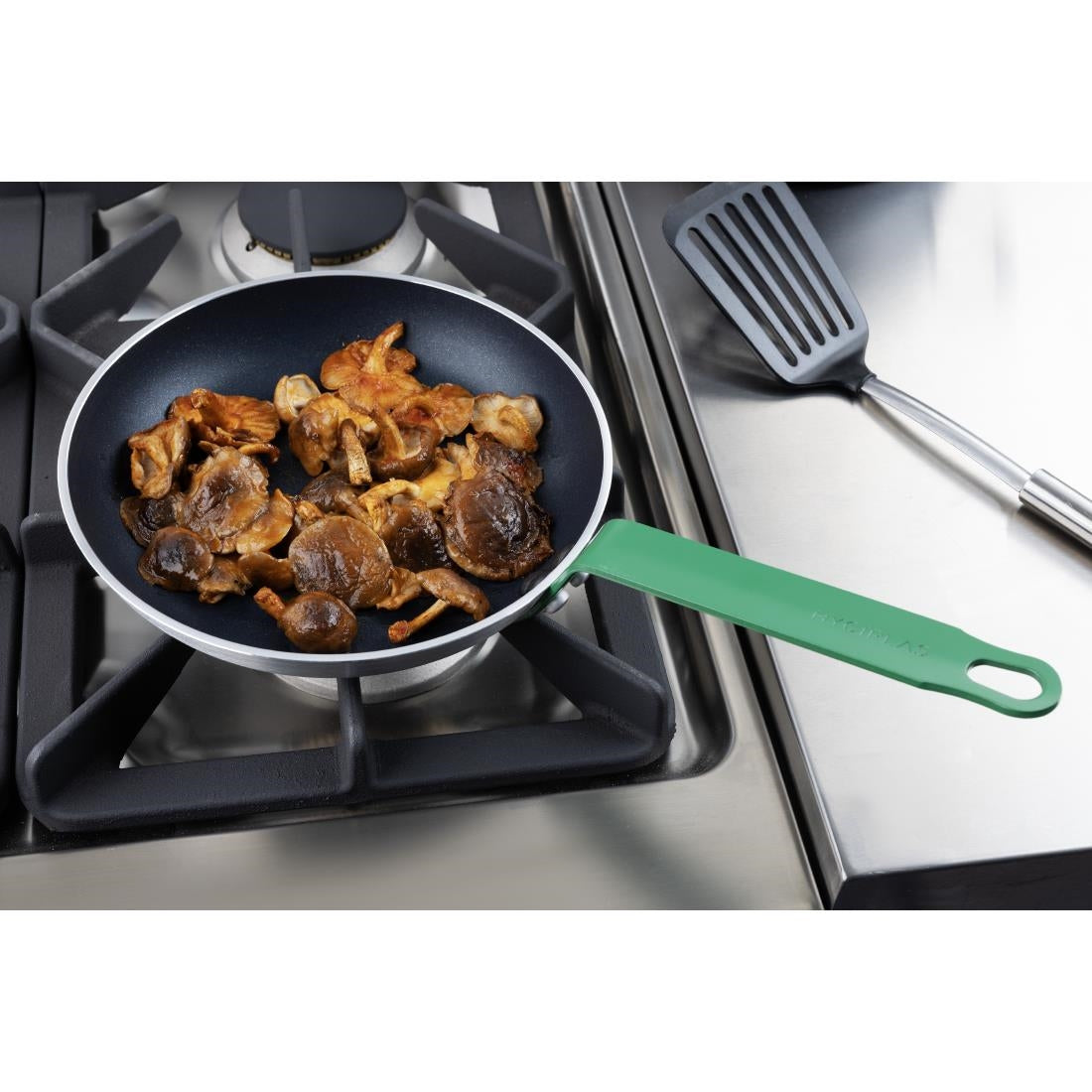 Hygiplas Aluminium Non-stick Teflon Platinum Plus Frying Pan Green 24cm