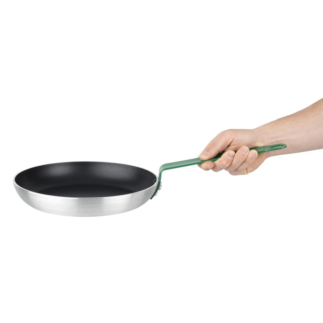Hygiplas Aluminium Non-stick Teflon Platinum Plus Frying Pan Green 28cm