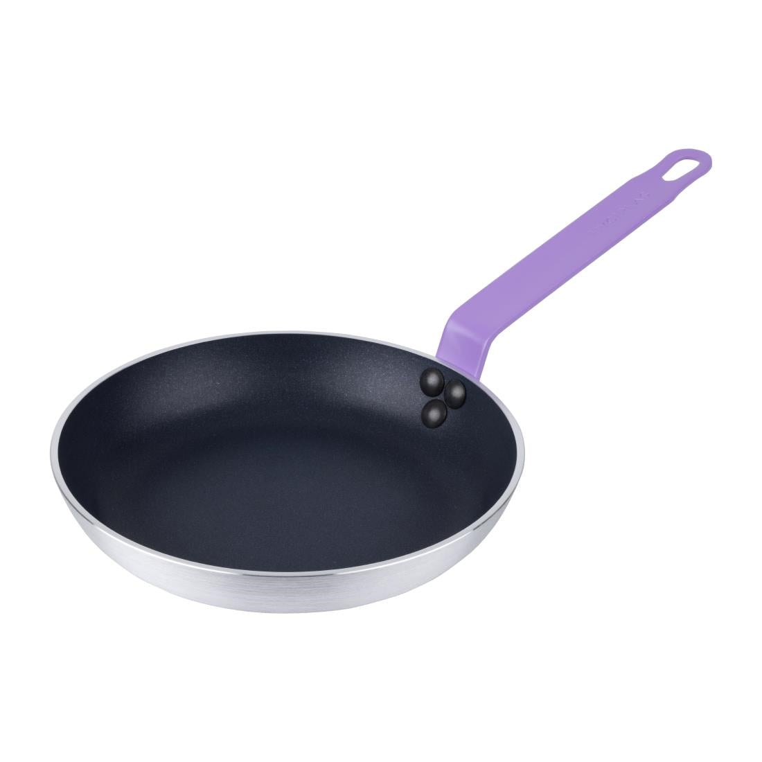 Hygiplas Aluminium Non-Stick Teflon Platinum Plus Frying Pan Purple 24cm