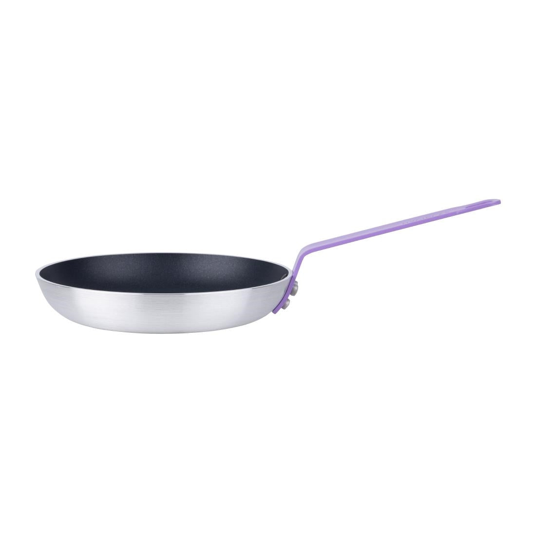 Hygiplas Aluminium Non-Stick Teflon Platinum Plus Frying Pan Purple 24cm