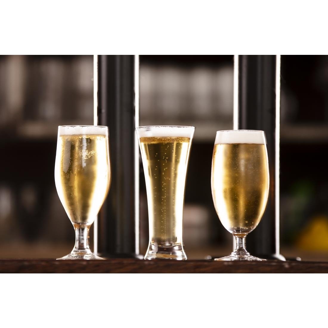Olympia Pilsner Beer Glasses 340ml (24 Pack)