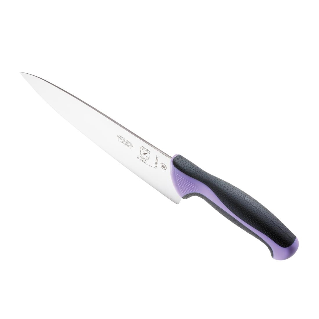 Mercer Millennia Culinary Allergen Safety Chefs Knife Purple 20.3cm