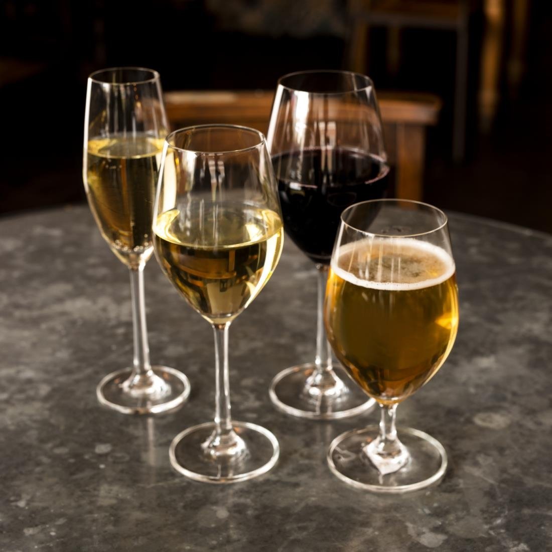 Olympia Cordoba Wine Glasses 340ml 12oz (6 Pack)