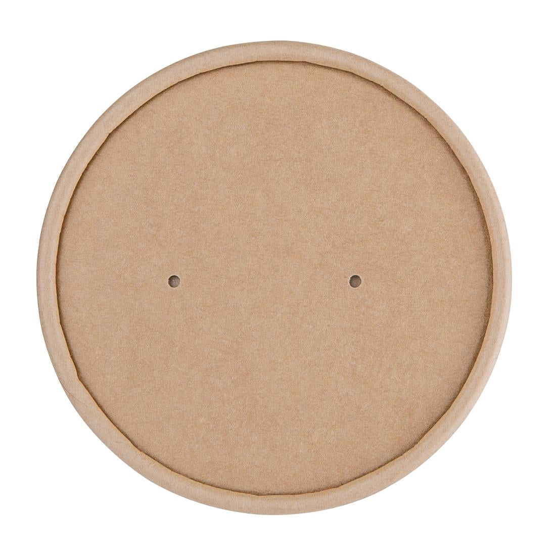 Fiesta Compostable Paper Soup Container Lids 98mm (500 Pack)