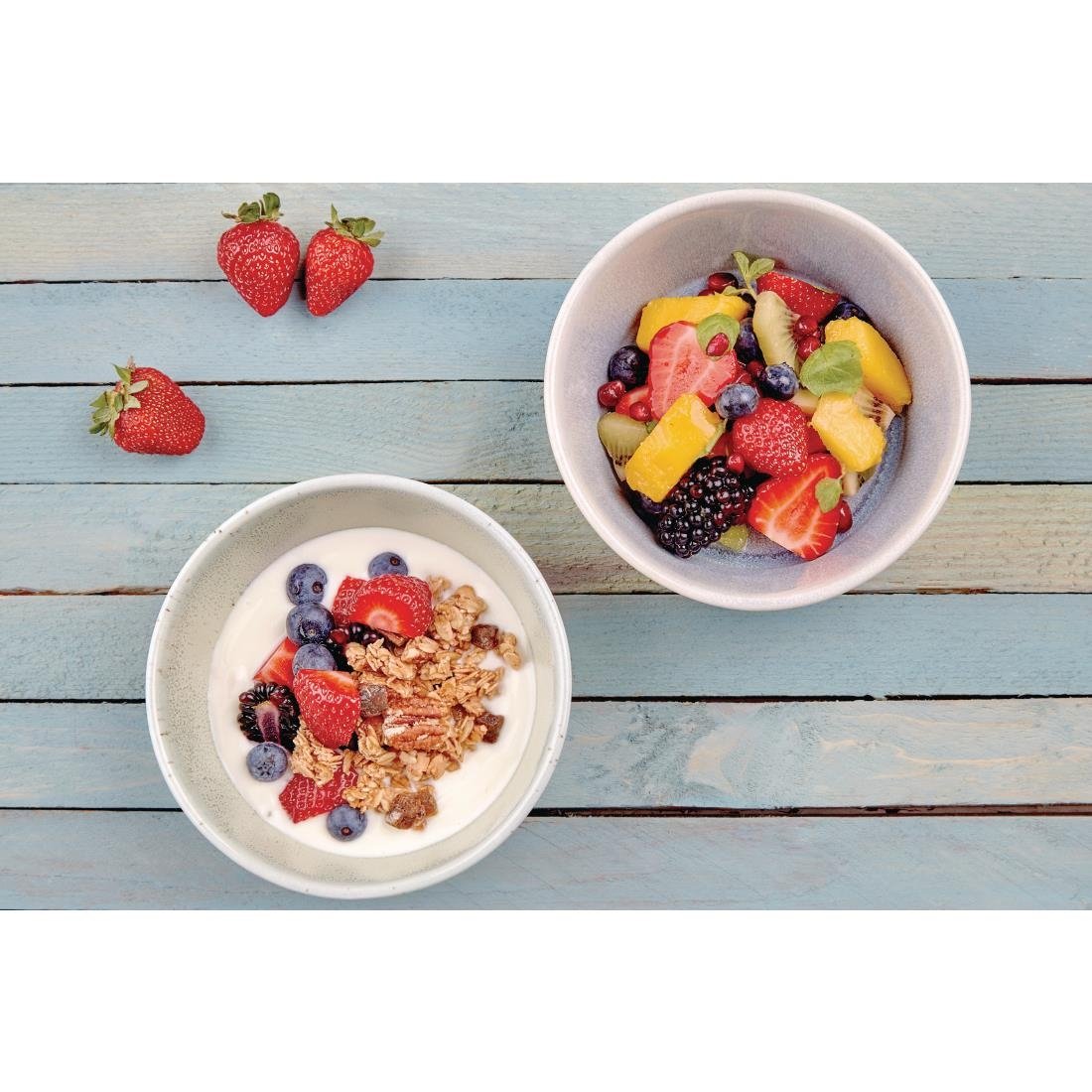 Olympia Cavolo Flat Round Bowls Spring Green 143mm (6 Pack)