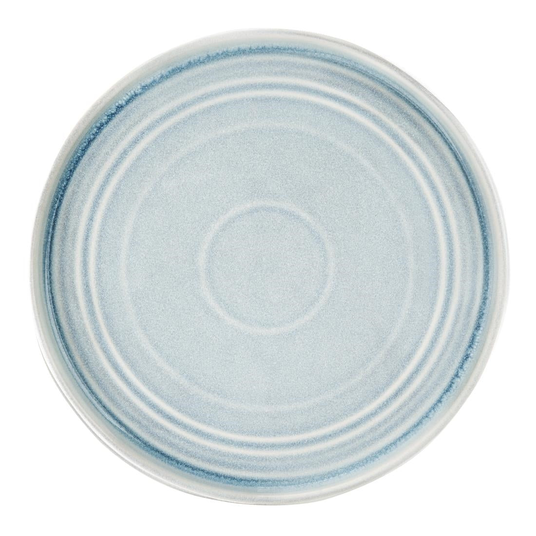 Olympia Cavolo Flat Round Plates Ice Blue 270mm (4 Pack)