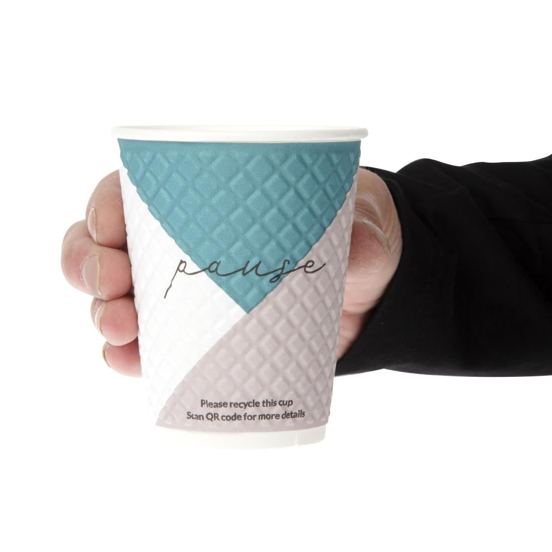 Huhtamaki Pause Disposable Coffee Cups Double Wall 340ml (740 Pack)