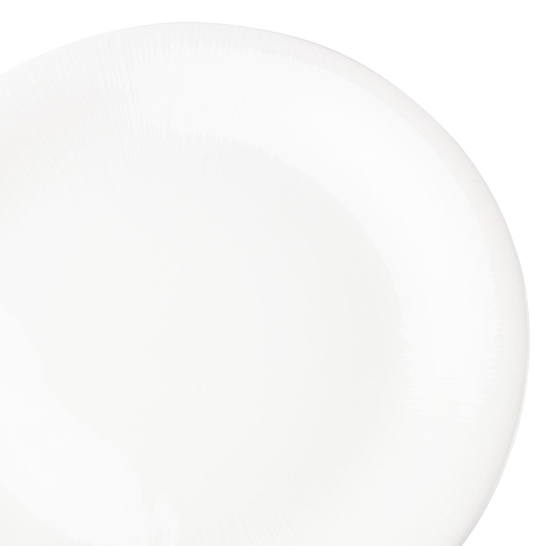 Royal Bone Ascot Embossed Coupe Plates 225mm (6 Pack)