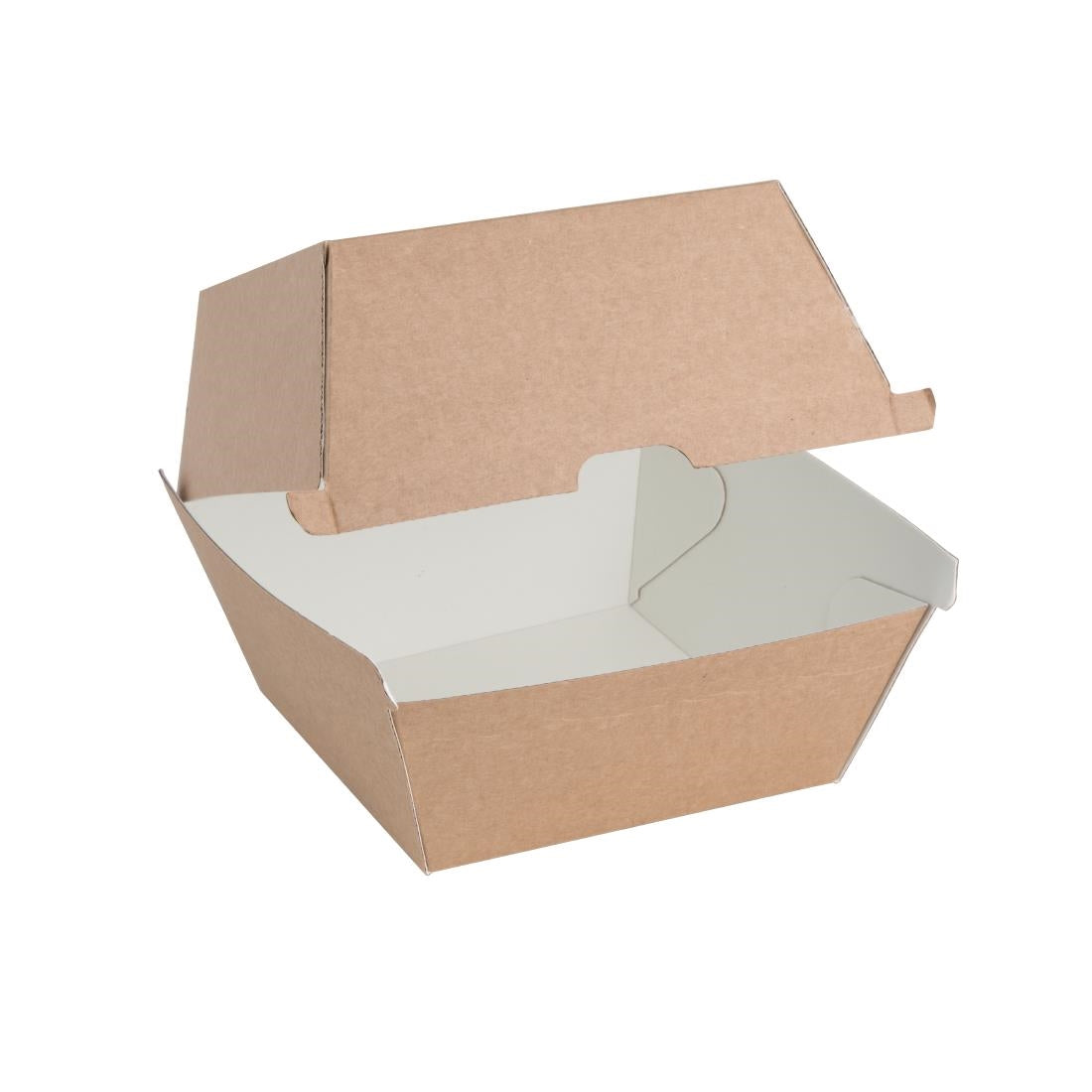Fiesta Compostable Kraft Burger Boxes Large 112mm (150 Pack)