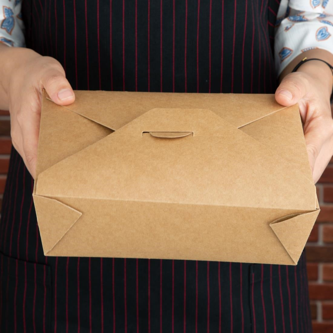 Fiesta Compostable Paperboard Food Cartons 1800ml / 63oz (200 Pack)