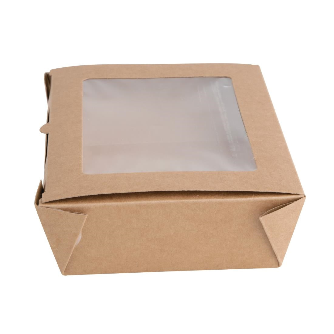 Fiesta Compostable Salad Boxes with PLA Windows 700ml (200 Pack)