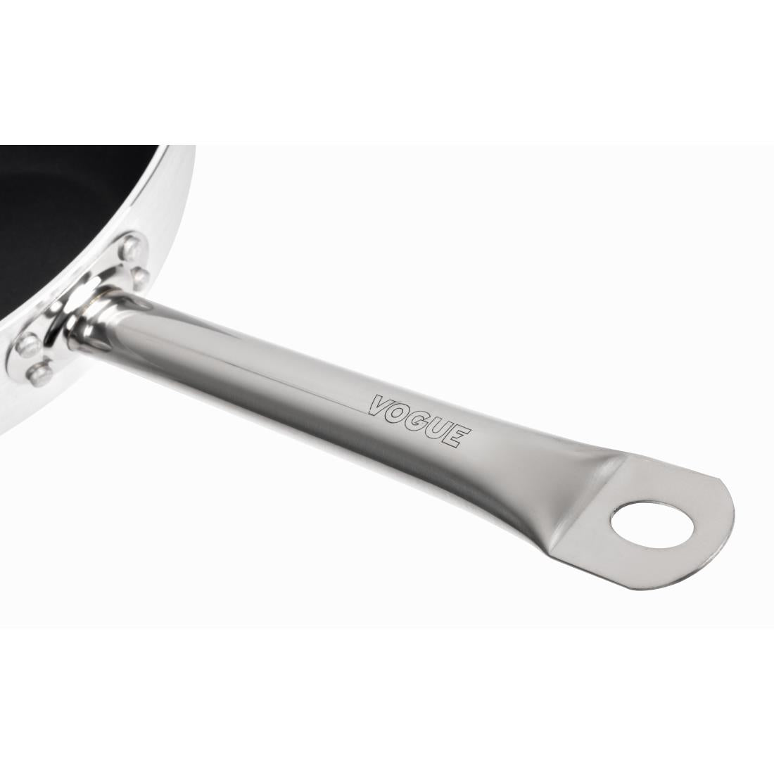 Vogue Non-stick Teflon Aluminium Platinum Plus Wok 30cm