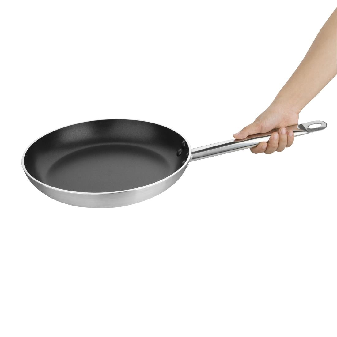 Vogue Aluminium Non-Stick Teflon Platinum Plus Frying Pan 30cm