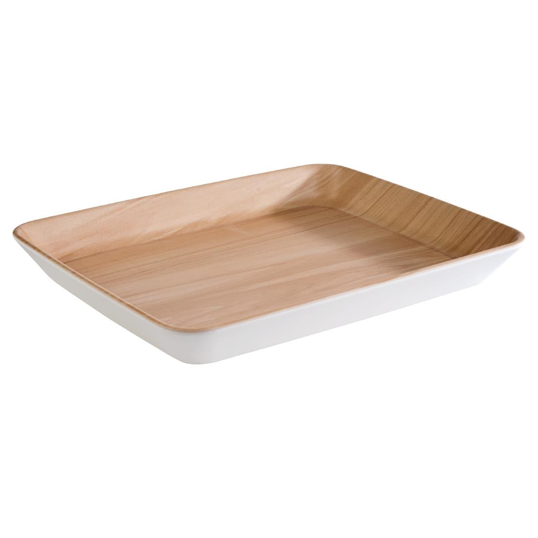 APS Frida Tray Wood & White 320 x 250mm