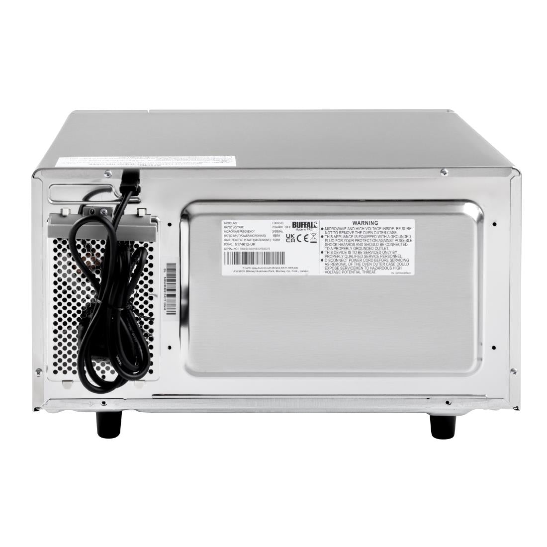 Buffalo Programmable Commercial Microwave 25ltr 1000W