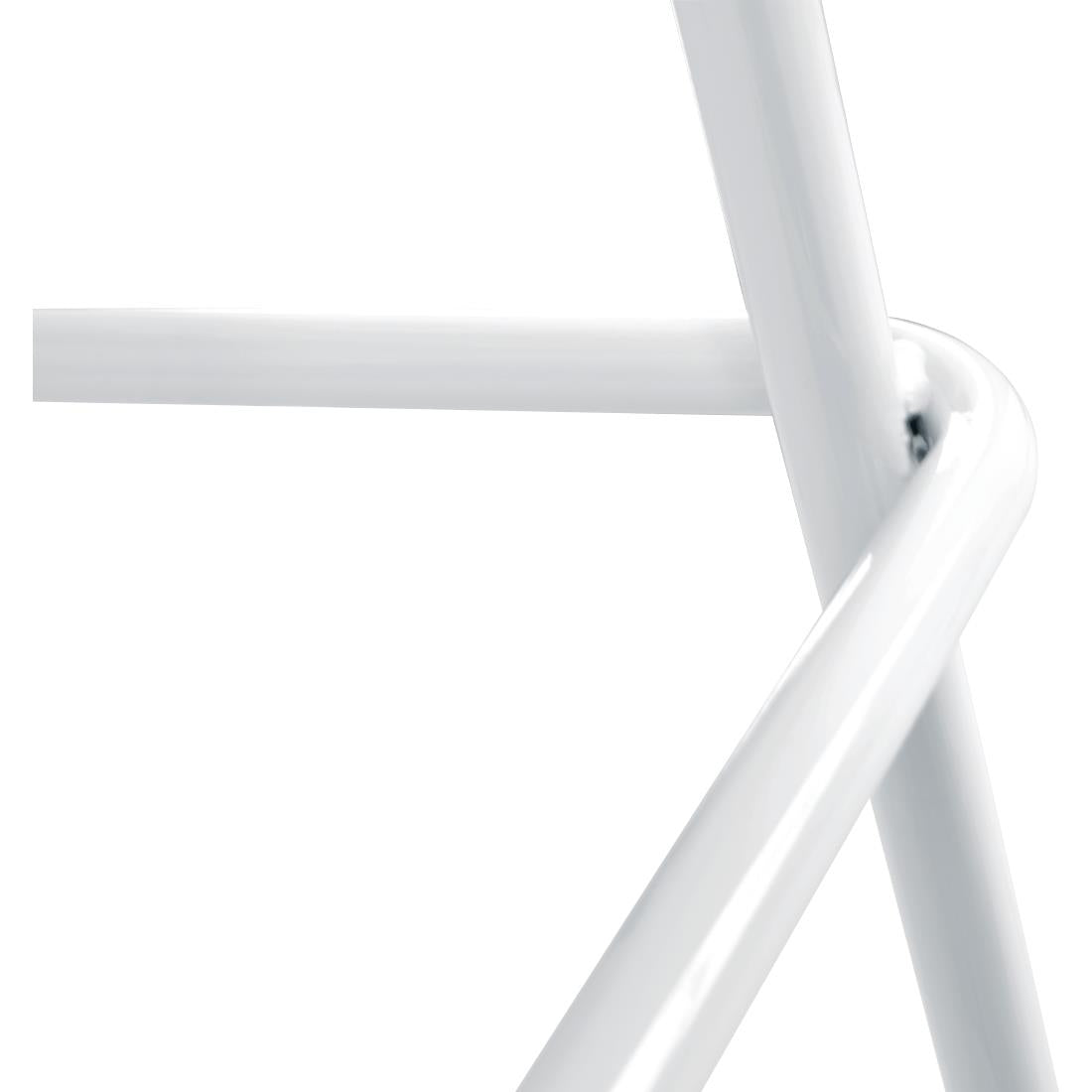 Bolero Scandi High Stools White (2 Pack)