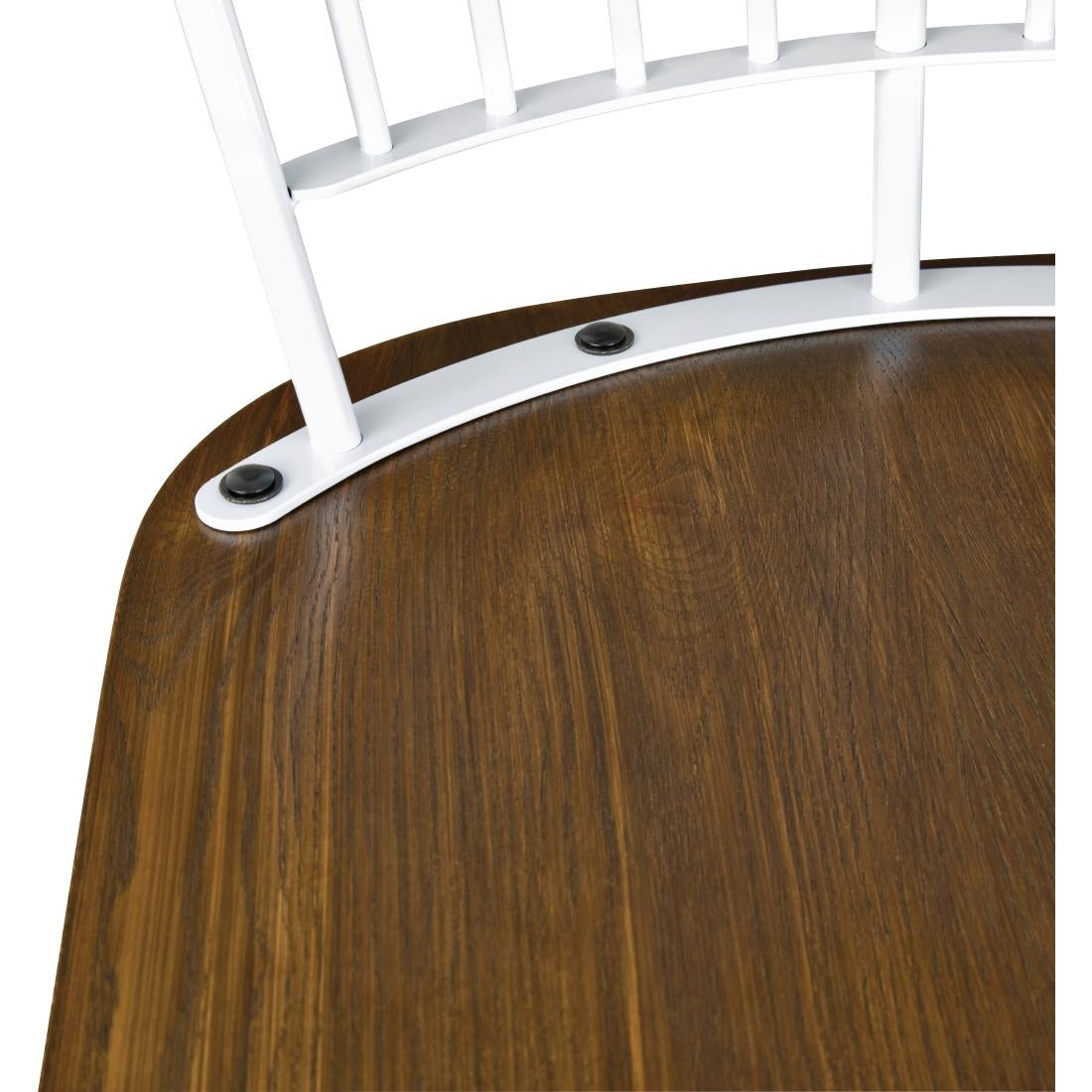 Bolero Scandi High Stools White (2 Pack)