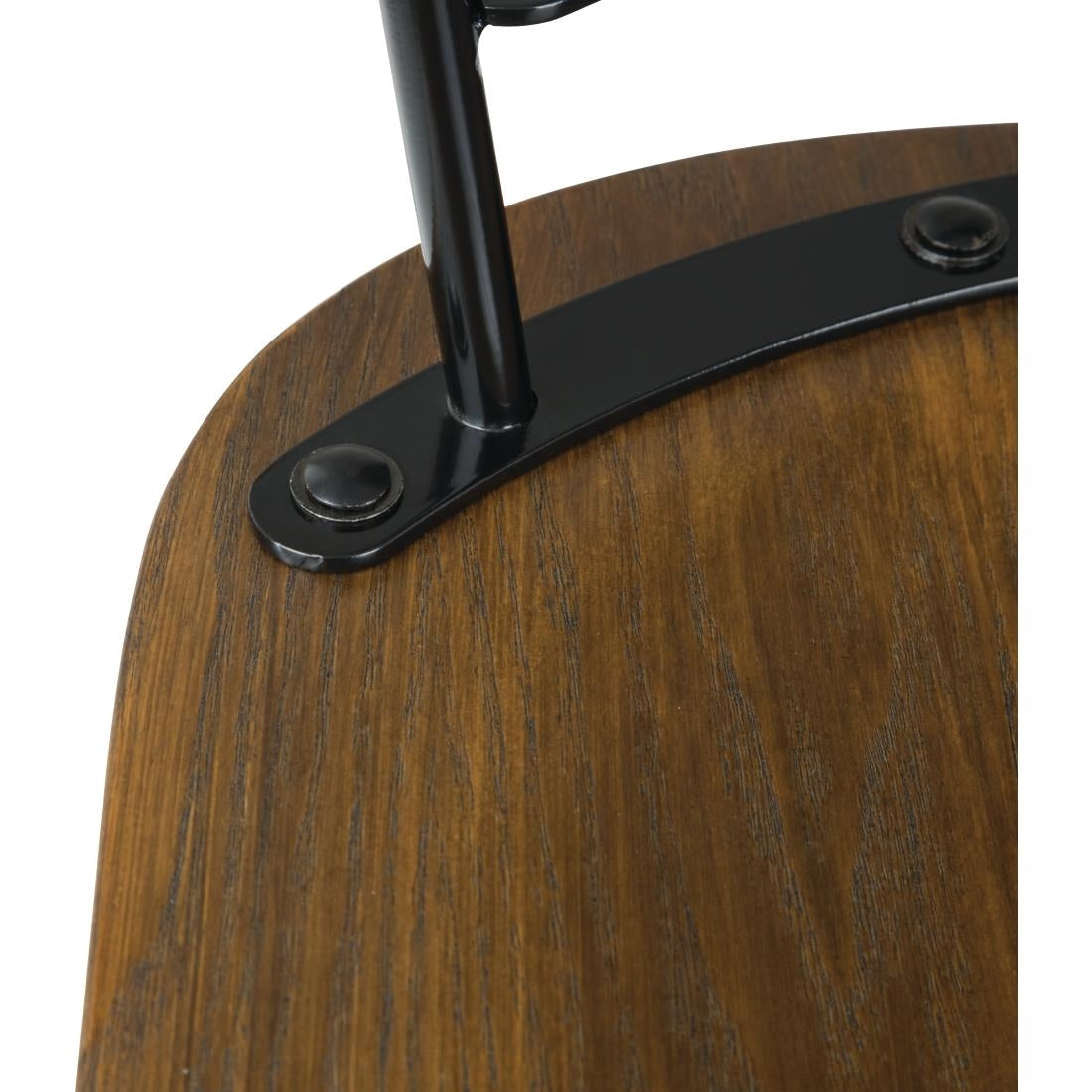 Bolero Scandi High Stools Black (2 Pack)