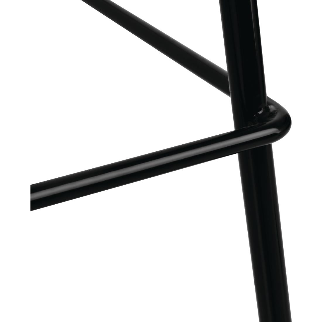 Bolero Steel Wire Dining Chairs Black (4 Pack)