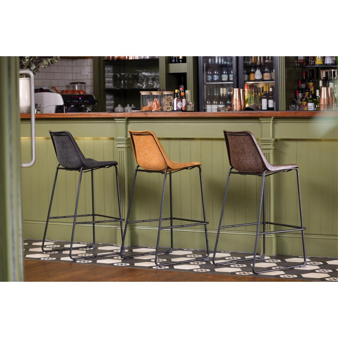 Bolero Rodeo High Stools Camel