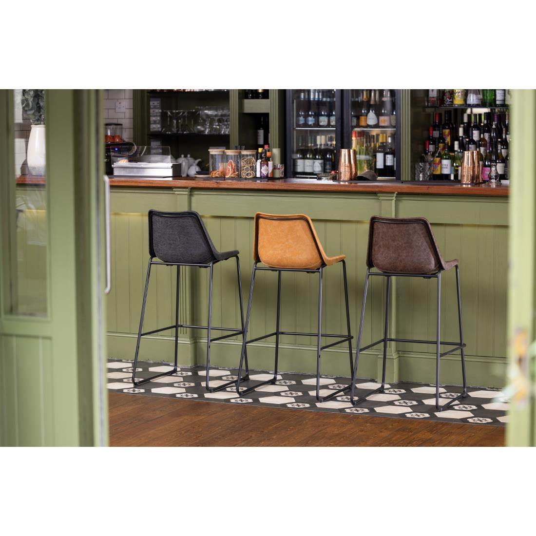 Bolero Rodeo High Stools Camel