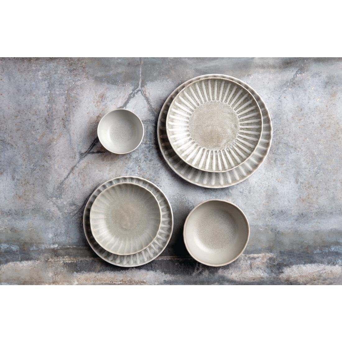 Olympia Corallite Deep Bowls Concrete Grey 105mm (12 Pack)