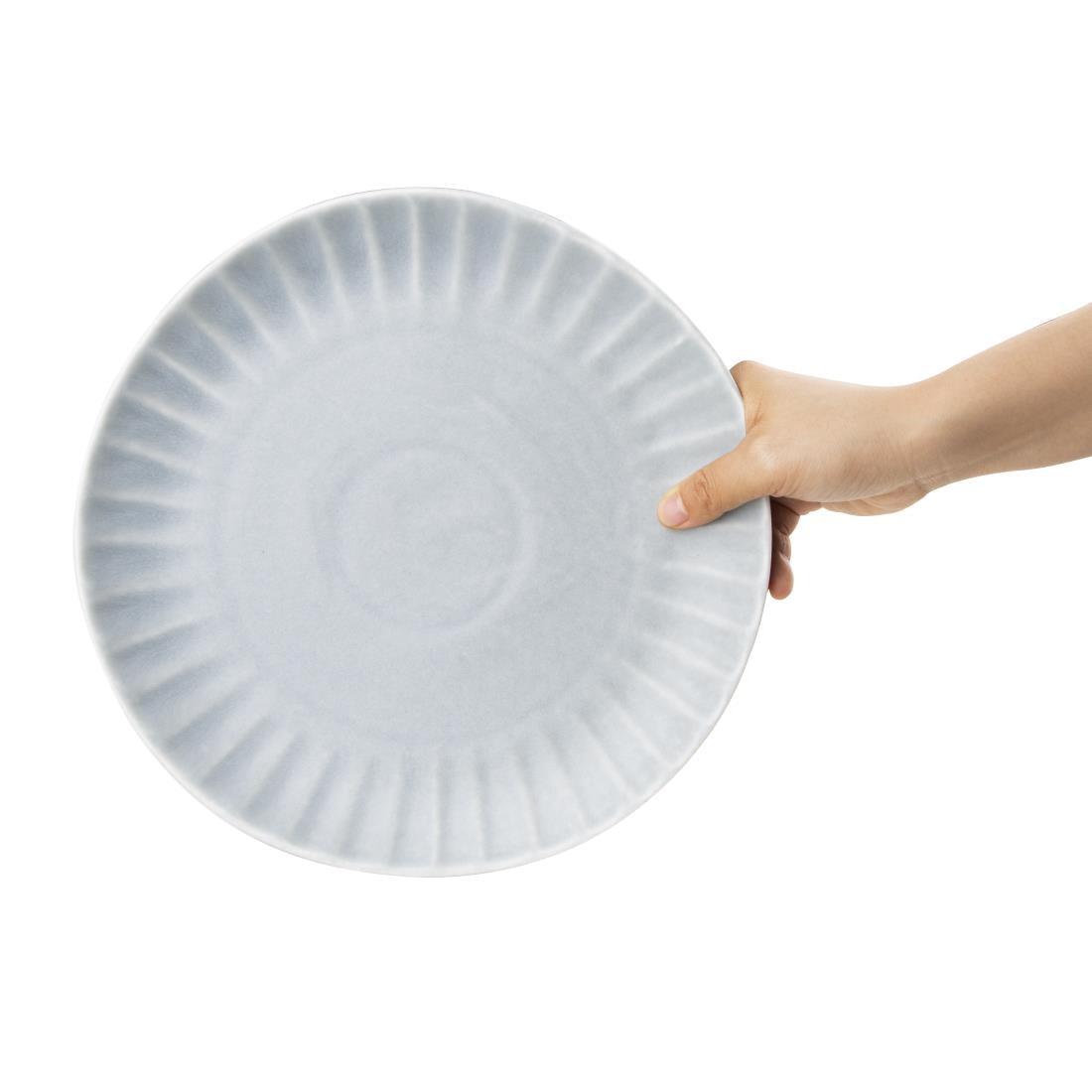 Olympia Corallite Plates Concrete Grey 280mm (6 Pack)