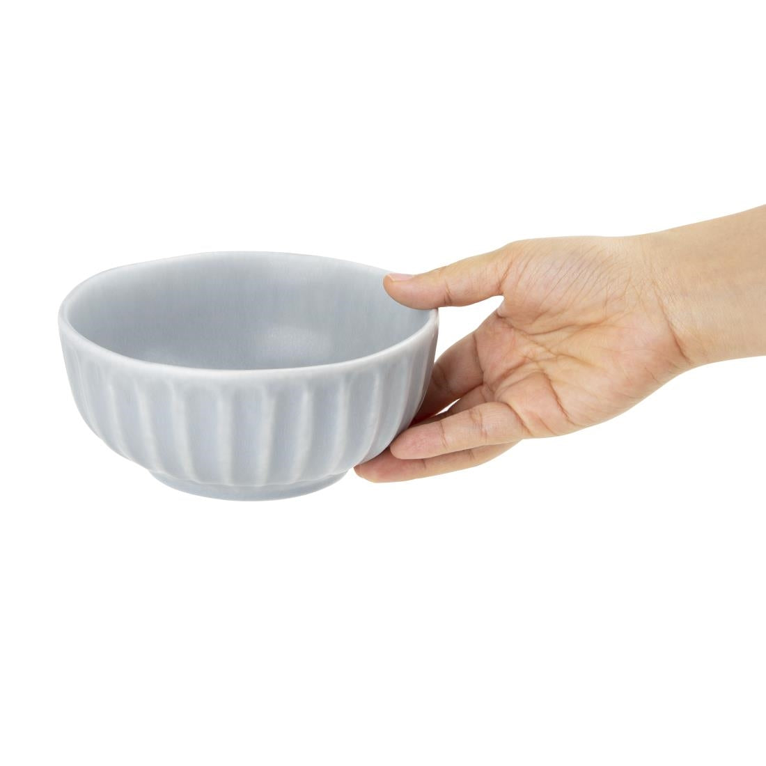 Olympia Corallite Deep Bowls Concrete Grey 150mm (6 Pack)