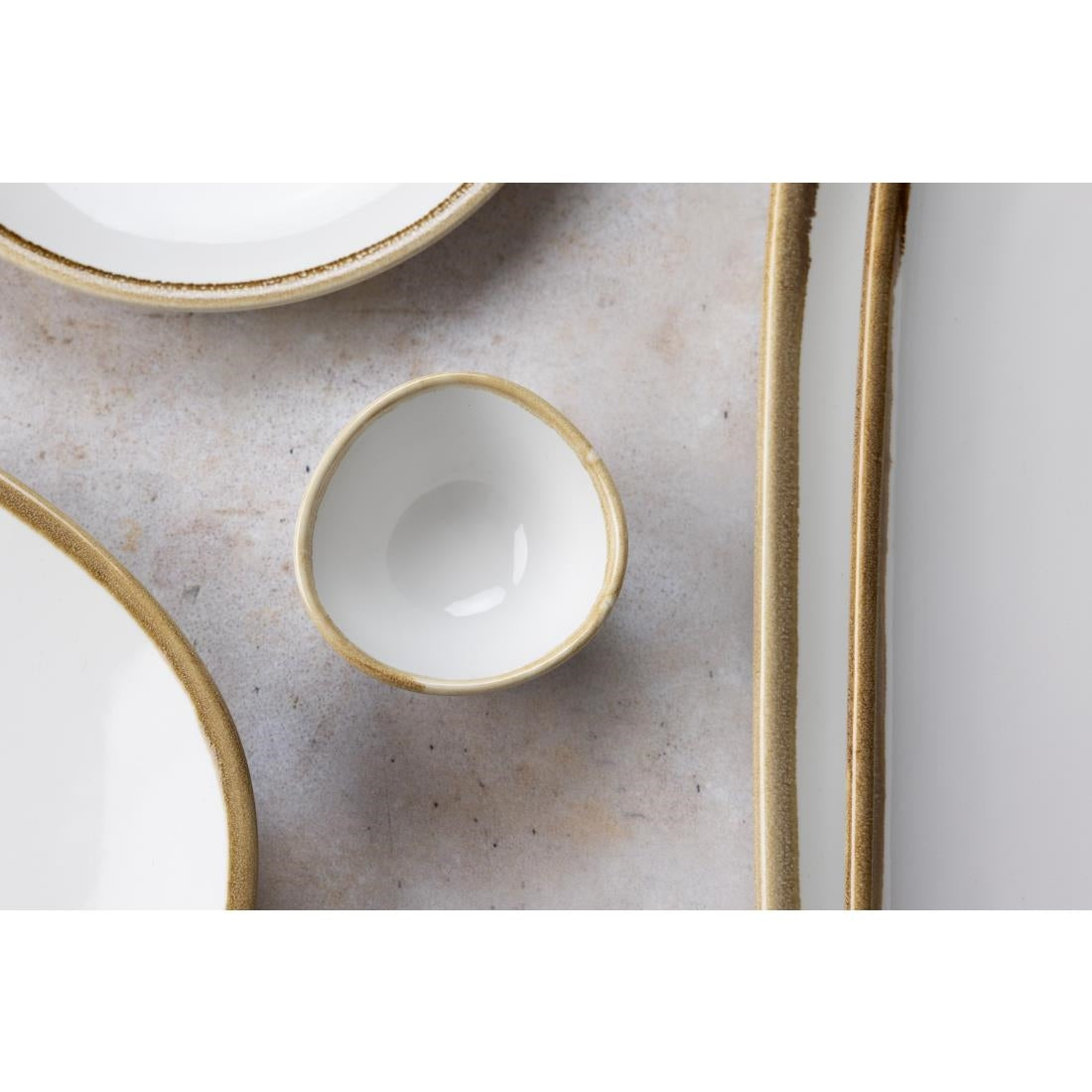 Olympia Kiln Round Dipping Pot Chalk 68mm 50ml (12 Pack)