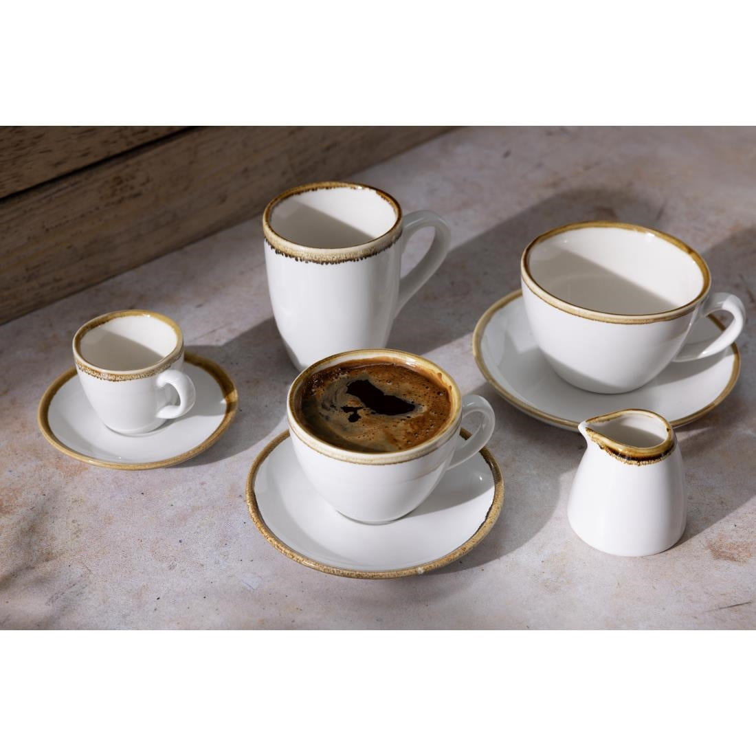 Olympia Kiln Milk Jug Chalk 96ml 3oz (6 Pack)