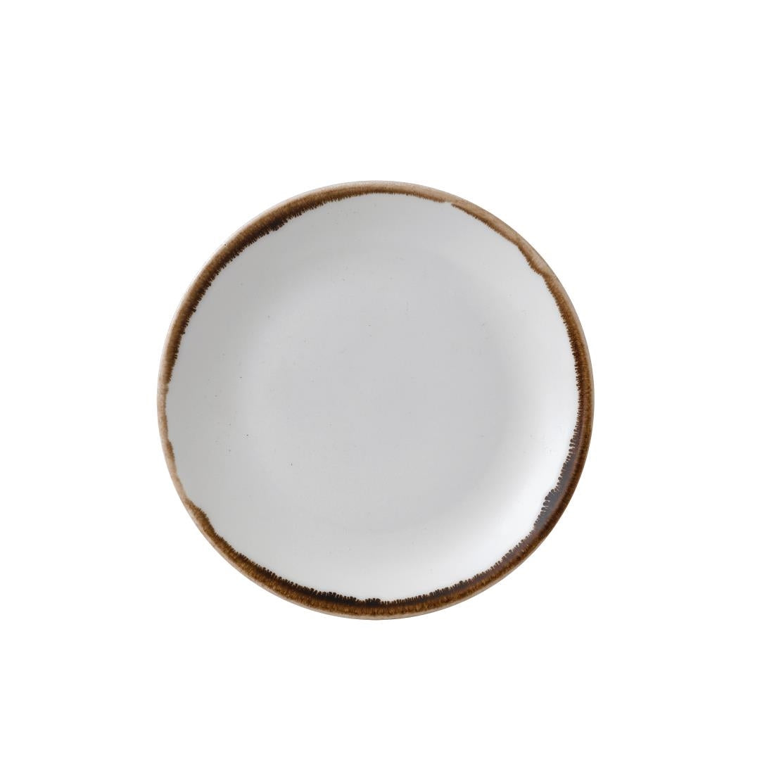 Dudson Harvest Evolve Coupe Plates Natural 165mm (12 Pack)