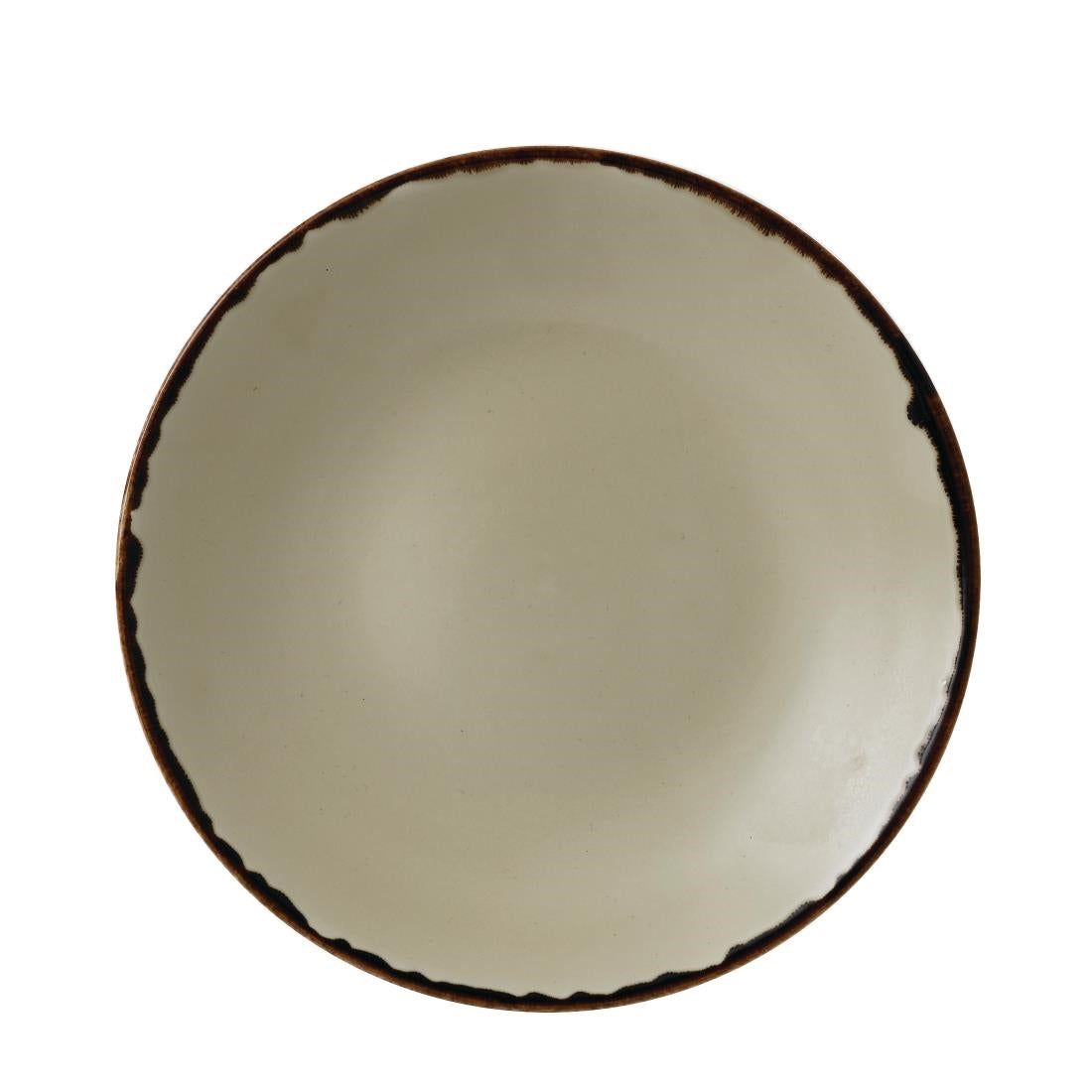 Dudson Harvest Deep Coupe Plates Linen 281mm (12 Pack)
